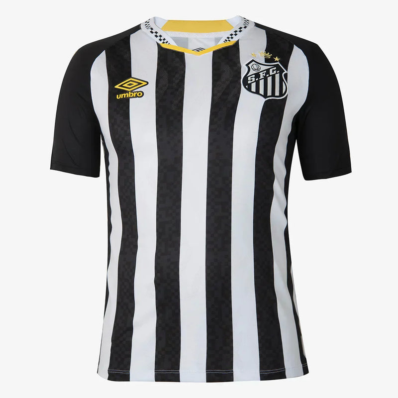 Camisa Santos II 25/26 Torcedor Umbro Masculina - Preto+Branco