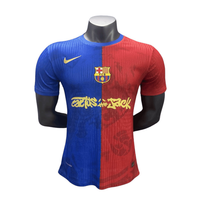 Camisa  Barcelona Travis Scott - Versão de jogador