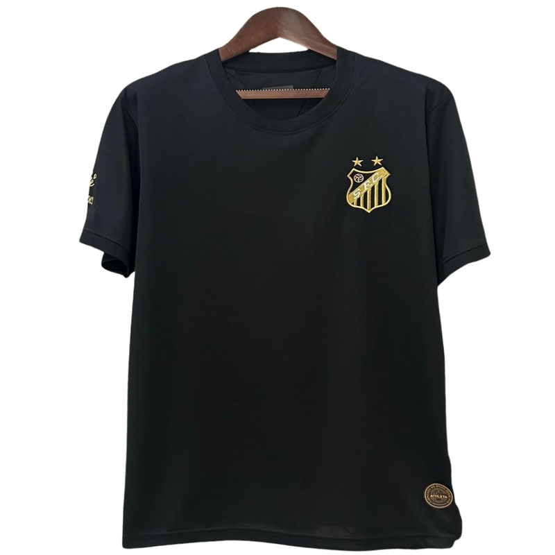 Camisa Comemorativa Santos 25/26 Pelé 1.000 Gols - Preto
