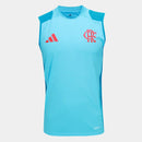 Camisa Flamengo Regata Treino 25/26 Azul e Vermelho