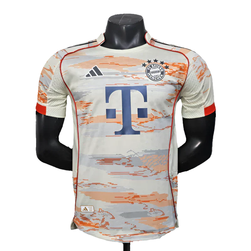 Camisa reserva do Bayern de Munique 25/26 II - Versão do jogador