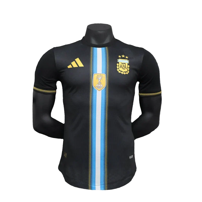 Camisa Argentina 25/26 Especial - Edição Preta - Versão Jogador