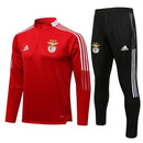 Conjunto Inverno Benfica Vermelha Adidas- Com Ziper